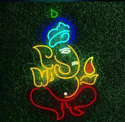 Diwali Ganesh ji neon Sign - Neonzastudio