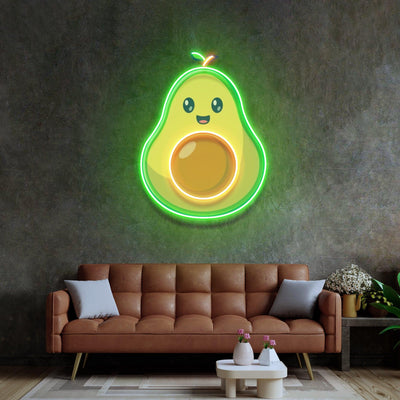 Avocado Baby Led Neon Acrylic Artwork - Neonzastudio