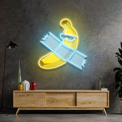 Banana Chilling Led Neon Acrylic Artwork - Neonzastudio