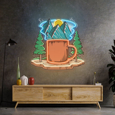 Cup of Nature LED Neon Sign Light Pop Art - Neonzastudio