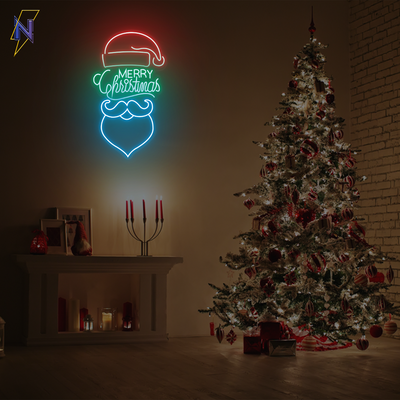 Merry Christmas Santa Neon Sign online - Neonzastudio