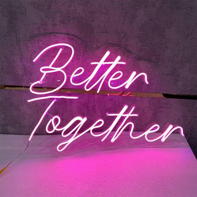 Better Together Neon Sign - Neonzastudio