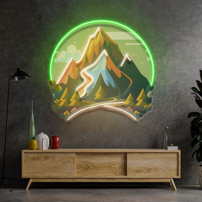 Moutain Landscape LED Neon Sign Light Pop Art - Neonzastudio