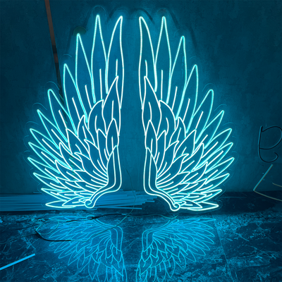 Blue Wings Neon Sign - Neonzastudio