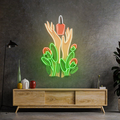 Nail Lover LED Neon Sign Light Pop Art - Neonzastudio