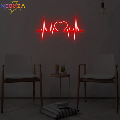 Heartbeat Neon Sign - Neonzastudio