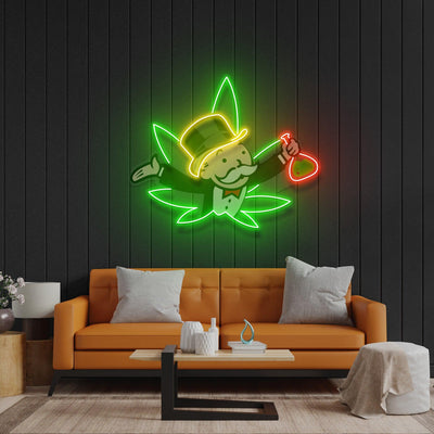 Bongopoly Led Neon Acrylic Artwork - Neonzastudio