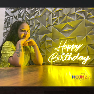 Happy Birthday Neon Sign - Neonzastudio