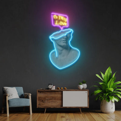 Is This Love Led Neon Acrylic Artwork - Neonzastudio